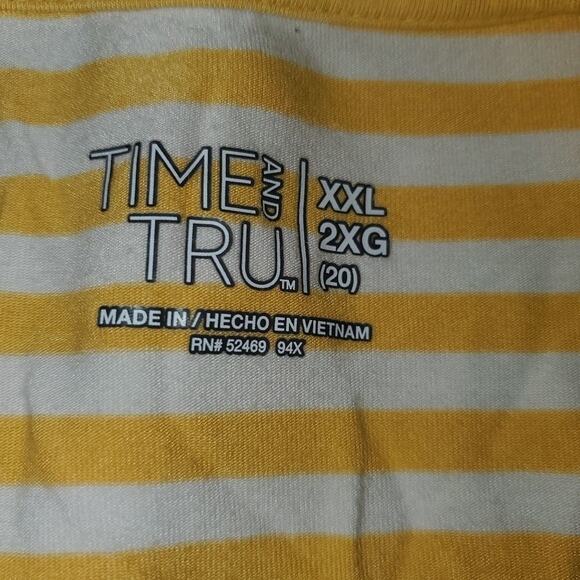 Time and tru XXL striped dress with pockets - Picture 8 of 11